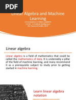 05 Linear Algebra and Machine Learning