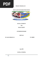 Fruit and Vegitables Processing: Project Profile On