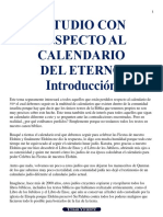 Estudio Con Respecto Al Calendario Del Eterno Introducción