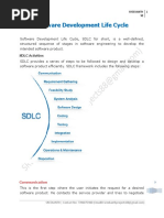 Software Development Life Cycle: SDLC Activities