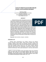 Perkembangan Teknologi Komunikasi Dalam Era Jurnalistik Modern