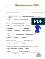 Comparative and Superlative Exam