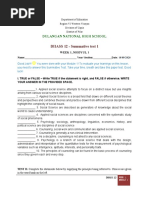 DIIASS Module 1 Q-1Summative Test