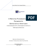 A Reforma Protestante e o Pensamento Democrático Americano