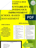 Zambales National High School: Accountability & Continuous Improvement