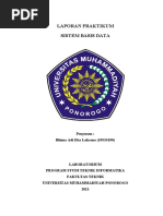 Laporab Praktikum Basis Data