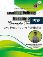 Course For Teachers: My Practicum Portfolio