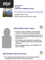 OSI Unified View of Protocols and Services: Unit 01.02.02 CS 5220: Computer Communications