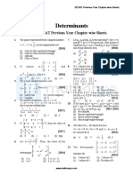 Determinants - BITSAT Previous Year Chapter-Wise Sheets - MathonGo