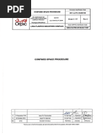 Confined Spaces Procedure