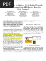 Low Pass Filter Installation For Reducing Harmonic Current Emissions From LED Lamps Based On EMC Standard