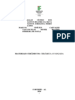 Relatório MTCO Cerâmicas Avançadas