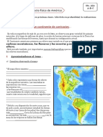 Ciencias Sociales 6to Año A, B y C - MATERIAL DE ESTUDIO ASPECTO FÍSICO DE AMÉRICA - 18 de Junio