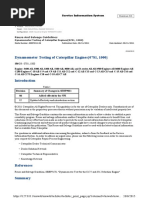 Dynamometer Testing of Caterpillar Engines (0781, 1000) : Shutdown SIS