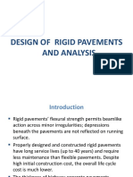 Design of Rigid Pavements and Analysis