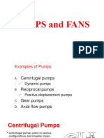 PUMPS FANs NPSH