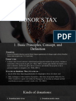 Donor's Tax