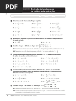 Ficha de Trabalho 07 - 12 Ano - Derivadas e Aplicacoes