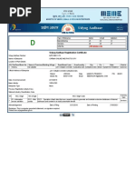 Udyog Aadhaar Registration Certificate