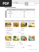 Write The Comparatives.: Lesson 10