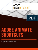 Adobe Animate Shortcuts PDF