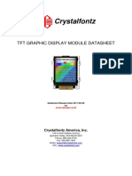 Crystalfontz: TFT Graphic Display Module Datasheet