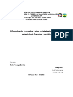 Diferencia Entre Cooperativas y Socieddaes Mercantiles 25 de Mayo