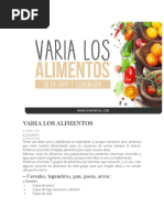 Varia Los Alimentos