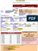 Maharashtra State Electricity Distribution Co. LTD.: Bill of Supply For The Month of Jun 2021