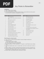 Key Points To Remember: Dental Materials