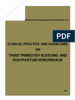 3rd Trimester Bleeding and Postpartum Hemorrhage