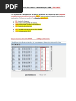 Determinación de Cuentas Automática en MM