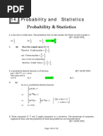 Probability and Statistics