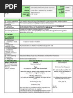 Lesson Plan Cot Grade 9 Health Third