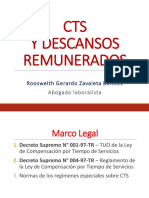 4 - CTS Y DESCANSOS REMUNERADOS - Sunafil