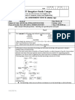 PESIT Bangalore South Campus: Internal Assessment Test Ii-Solution