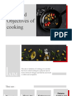 Objectives of Cooking