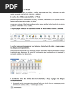 Como Crear Tablas en Word