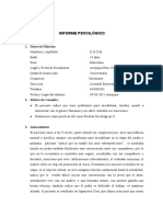 Informe Psicometrico