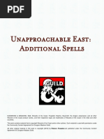 Spells of The Unapproachable East