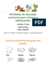 Atividades Educação Nutricional em Pediatria