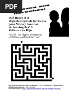 Conozca Sus Derechos: Qué Hacer Si El Departamento de Servicios para Niños y Familias de Los Angeles Le Retiene A Su Hijo
