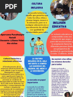 Colorido Divertido EscuelaEducación Tríptico Folleto