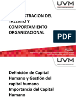 Definición de Talento, Evolución y La Gestión Del Comportamiento Organizacional