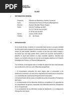 Sílabo Decisiones de Precios Revenue Management - MKT XIV