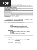 Flexible Learning A.Y. 2020-2021: Distance Education Course Guide Using Obtl Design V1