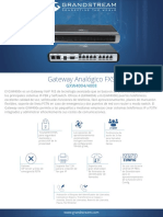 Datasheet gxw400x Spanish