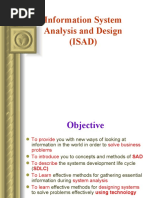 Information System Analysis and Design (ISAD)