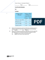 Name: - Class: - Date: - Chapter 1: Mathematics in Practical Situations Remediation Worksheet 1 Money Exchange