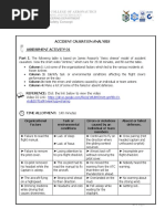 Accident Causation Analysis Assessment Activity 01: Philippine State College of Aeronautics